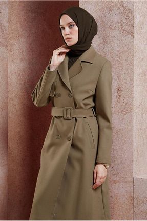 ترنچکت بژ زنانه مخلوط پلی استر Alvina - کد 864997618