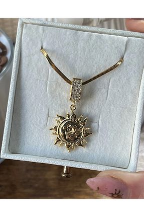 گردنبند استیل ( فولاد ) رنگی استیل ضد زنگ Vintagezegeni - کد 922289255