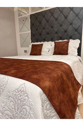 روتختی دونفره قهوه ای مخمل Becenhouse - کد 893408533