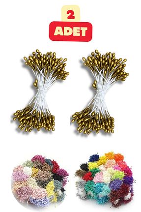 گل خشک و مصنوعی طلائی Kardelux - کد 885718238