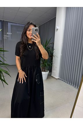 لباس مشکی زنانه بافتنی caddstore - کد 922294750