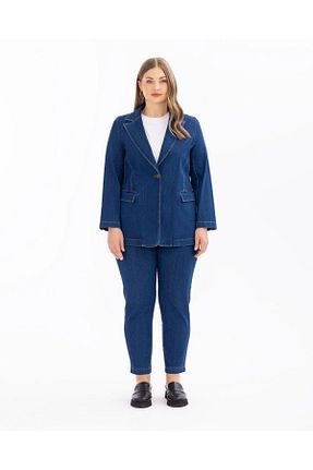 شلوار جین سرمه ای زنانه پاچه لوله تفنگی Gala-Xi - کد 896229732