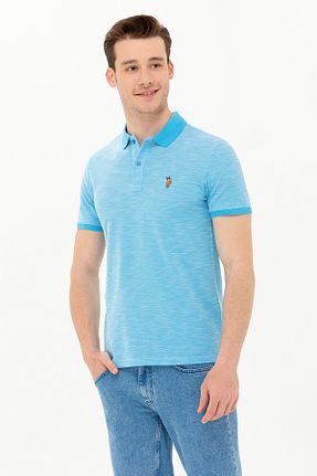 تیشرت فیروزه ای مردانه یقه پولو U.S. Polo Assn. - کد 689240483