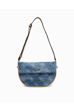 کیف دوشی آبی زنانه Guess - کد 922379370