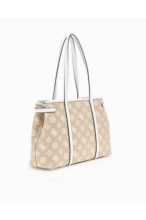 کیف دوشی سفید زنانه پارچه ای Guess - کد 922379264