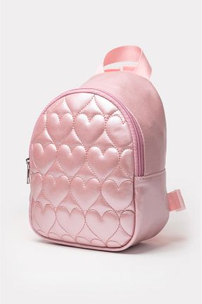 کوله پشتی صورتی بچه گانه سایز متوسط ICONE BAG - کد 118456934