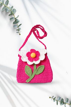 کیف دوشی صورتی بچه گانه پنبه پلی استر Avlu Doğal Ürünler - کد 922414541