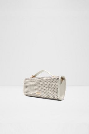 کیف مجلسی سفید زنانه چرم مصنوعی Aldo - کد 923798301