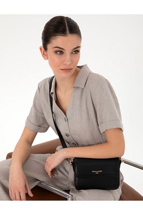 کیف دوشی قهوه ای زنانه Pierre Cardin - کد 922444263