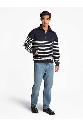 سوئیشرت مشکی مردانه رگولار Tommy Hilfiger - کد 922445003