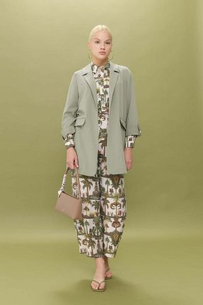 کت خاکی زنانه Comfort Kayra - کد 922440136