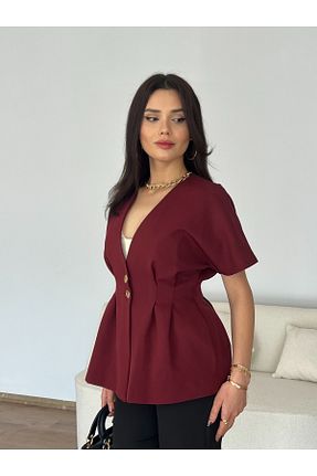 کت زرشکی زنانه رگولار Nesil - کد 922445410