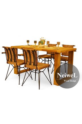 میز باغچه قهوه ای Neiwel - کد 923124059
