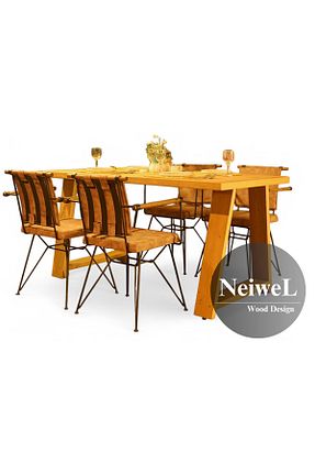 میز باغچه قهوه ای Neiwel - کد 923124067
