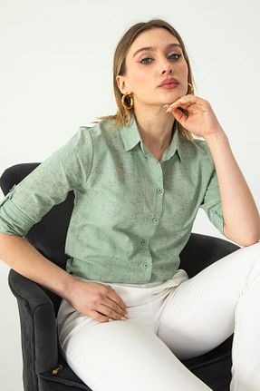 پیراهن سبز زنانه رگولار Nuevo - کد 922448565