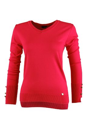 پلیور مشکی زنانه یقه هفت Vedi - کد 906494842