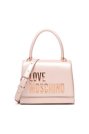 کیف دوشی صورتی زنانه پلی اورتان Love Moschino - کد 922470480