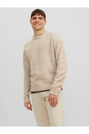 پلیور سفید مردانه ساده Jack & Jones - کد 754608507