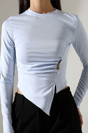 بلوز آبی زنانه ساده Butik Beyza - کد 922470469