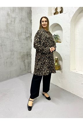 پیراهن سایز بزرگ رنگی زنانه سایز بزرگ DERA - کد 922472663