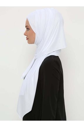 کلاه شنای حجاب سفید زنانه Ecardin - کد 75192658