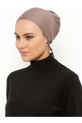 کلاه شنای حجاب قهوه ای زنانه Ecardin - کد 75192668