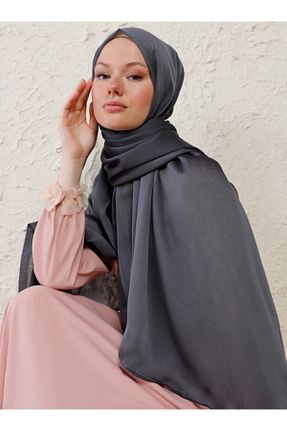 شال طوسی زنانه پلی استر Tuva Şal - کد 55176200