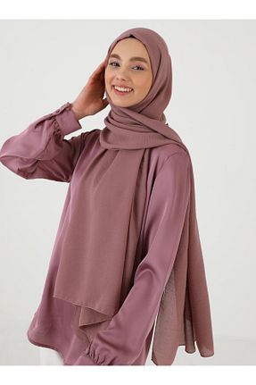 شال بنفش زنانه پلی استر Tuva Şal - کد 84053451