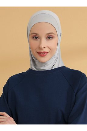 شال سرمه ای زنانه پلی استر Tuva Şal - کد 281661695