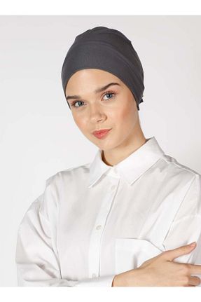 کلاه شنای حجاب طوسی زنانه Ecardin - کد 205119483