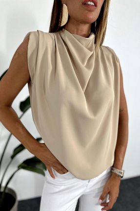 بلوز طوسی زنانه پنبه ای Butik Gardrop - کد 922489299