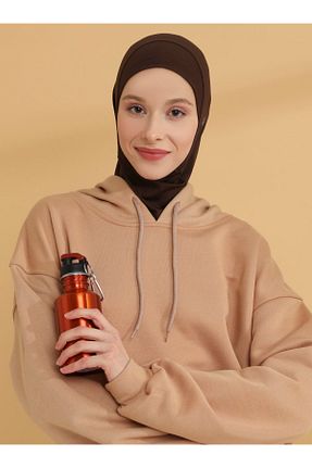 شال قهوه ای زنانه پلی استر Tuva Şal - کد 261693514