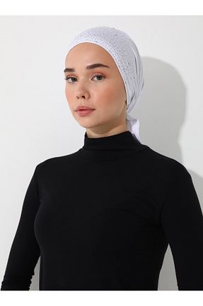 کلاه شنای حجاب سفید زنانه Tuva - کد 857364162