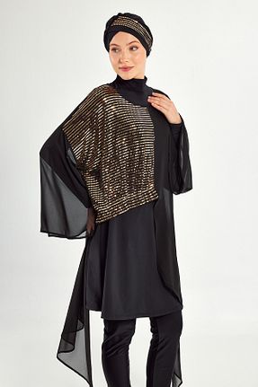 مایو حجاب مشکی زنانه ساده Adasea - کد 929664980