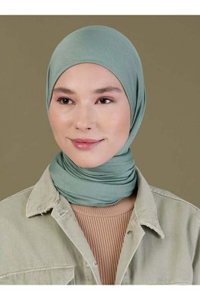 روسری سبز 100 x 100 Ecardin - کد 354764232