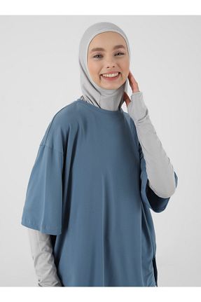 کلاه شنای حجاب سرمه ای زنانه Ecardin - کد 376625904