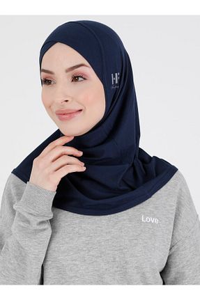 شال سرمه ای زنانه پلی استر Ecardin - کد 313244809