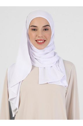 کلاه شنای حجاب سفید زنانه Ecardin - کد 364780371