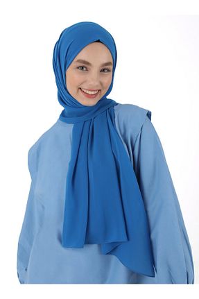 شال آبی زنانه پلی استر Tuva - کد 449575402