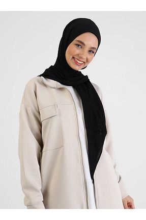 شال مشکی زنانه پلی استر Tuva - کد 450358952