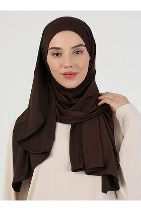 کلاه شنای حجاب قهوه ای زنانه Ecardin - کد 364780626