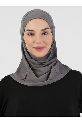 کلاه شنای حجاب طوسی زنانه Ecardin - کد 364780389