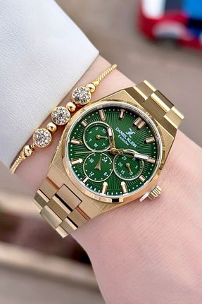 ساعت مچی طلائی زنانه 31-34 میلی متر Daniel Klein - کد 924751780