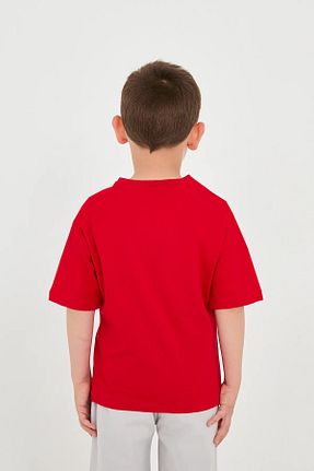 تیشرت قرمز بچه گانه اورسایز c.c.l. coccolin kids baby clup - کد 923195524