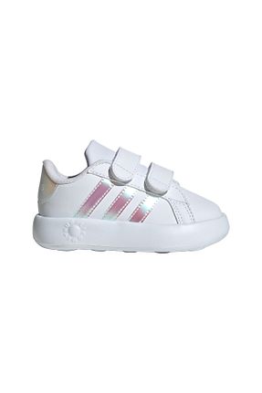 کفش اسنیکر سفید بچه گانه چسبی adidas - کد 798422992