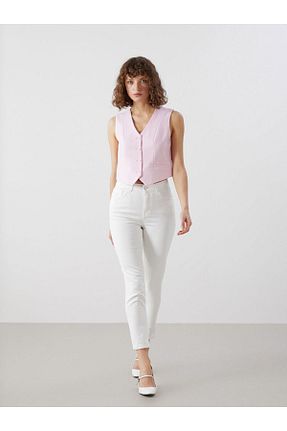 شلوار جین سفید زنانه LC Waikiki - کد 930696518