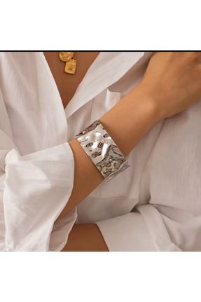دستبند جواهر متالیک زنانه COCOSH TAKI - کد 871866543