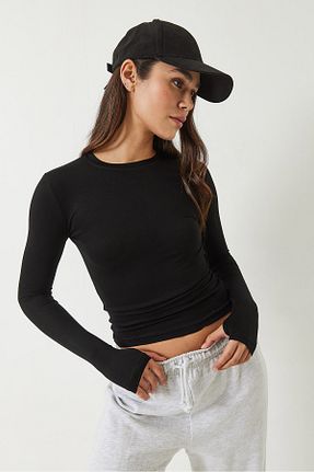 بلوز مشکی زنانه Straight Bianco Lucci - کد 922666617