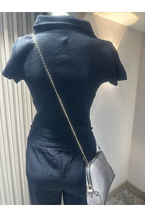 پیراهن مشکی زنانه کراپ mor butik - کد 922677311