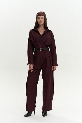 سرهمی زرشکی زنانه Fitted Mai - کد 922683121